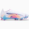 Buty Puma Ultra 5 Match Vol.Up FG/MG 108064-01 biały 46